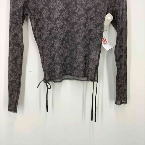 イッセイミヤケ ISSEY MIYAKE 総柄 シースルートップス パワーネット archive レディース JPN:2
